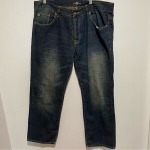 Marc Ecko Men’s‎ Dark Blue Jeans Size 38x30 Slim Fit